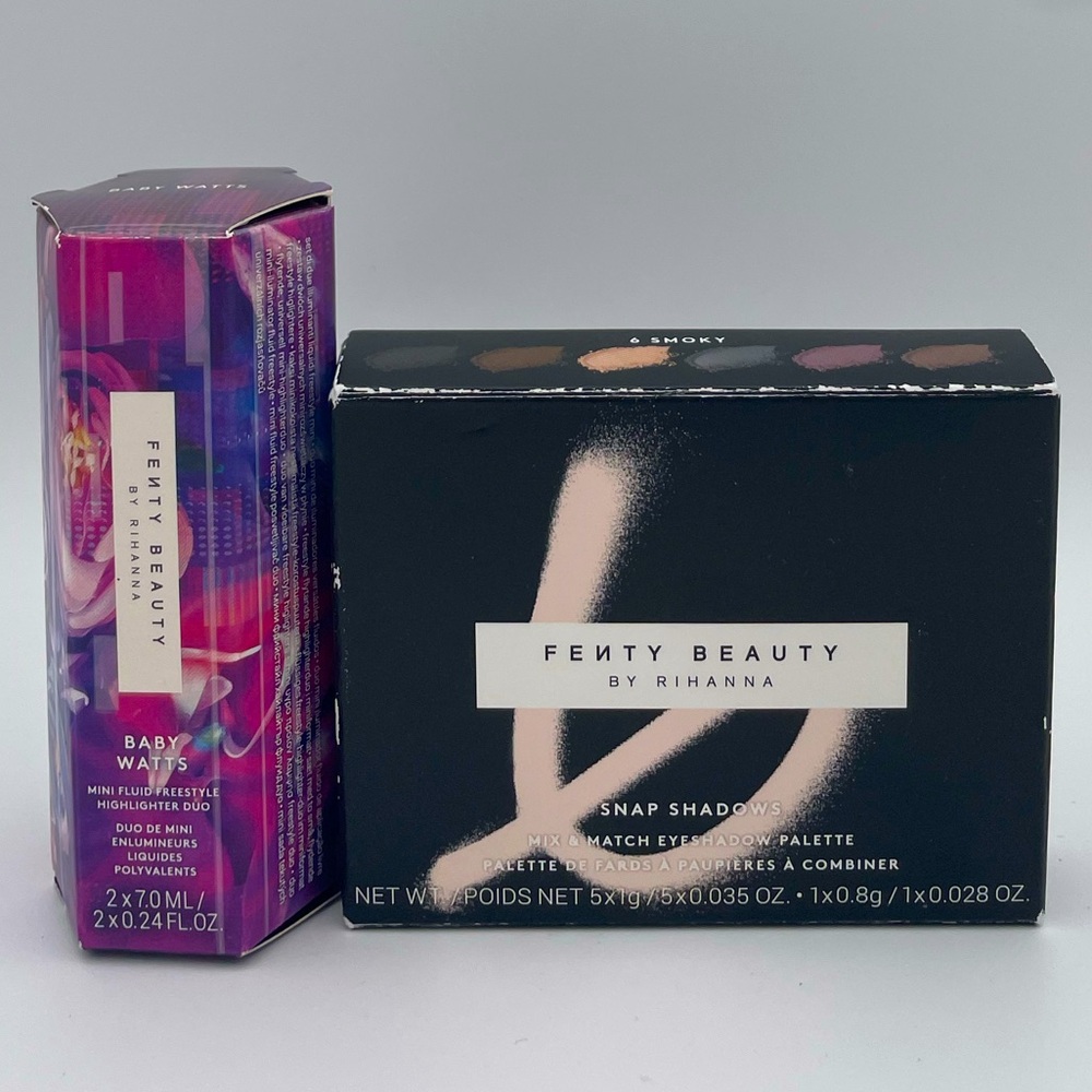 SOLD Brand New Fenty Beauty Highlighter & Snap Shadow Make-up Set  - $45 retail